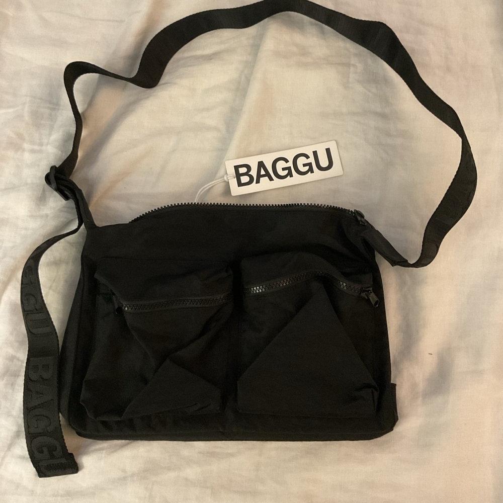 BAGGU Black Medium Cargo Bag